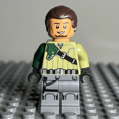 Lego Minifigure Star Wars sw0602 Kanan Jarrus - Dark Brown Hair and Eyebrows 3J