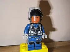 LEGO Minifigure ACU Pilot Jurassic World Free Shipping W/ Combined Shipping!