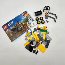 LEGO City 60219 Construction Loader Vehicle Minifigure Manual No Box Retired