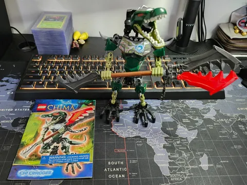 🐊✨LEGO Legends of CHIMA: CHI Cragger (70204) Complete with Instructions – 2013