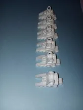 6 Bionicle Lego 41668 in White Foot Feet w/ Ball Joint Socket Genuine WYSIWYG
