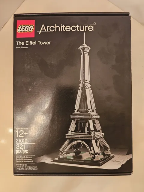 LEGO 21019 Architecture The Eiffel Tower 321 Pieces NEW Sealed Retired IN 2018