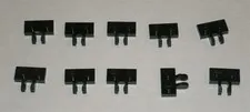 LEGO NEW 1x2 Black Hinge Plate Locking Dual Stub (10x) 4515340 Brick 60471
