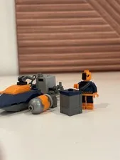 LEGO Deathstroke Minifigure SH0194 76034 DC Batman Harbor Pursuit (Slade Wilson)