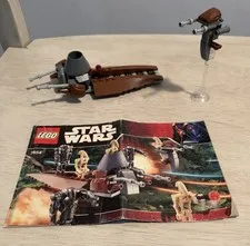 LEGO Star Wars Droids Battle Pack Set 7654; missing all droids - includes manual