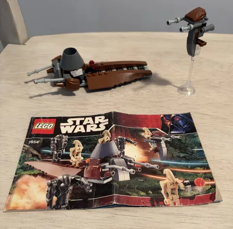 LEGO Star Wars Droids Battle Pack Set 7654; missing all droids - includes manual