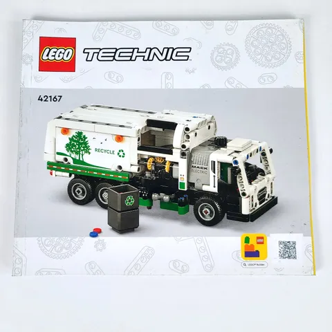 Lego Technic 42167 Mack Electric Garbage Truck Instruction Booklet Manual Only