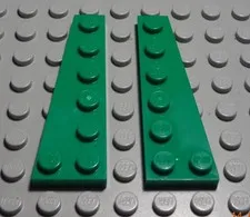 lego plate slant 2x6 green