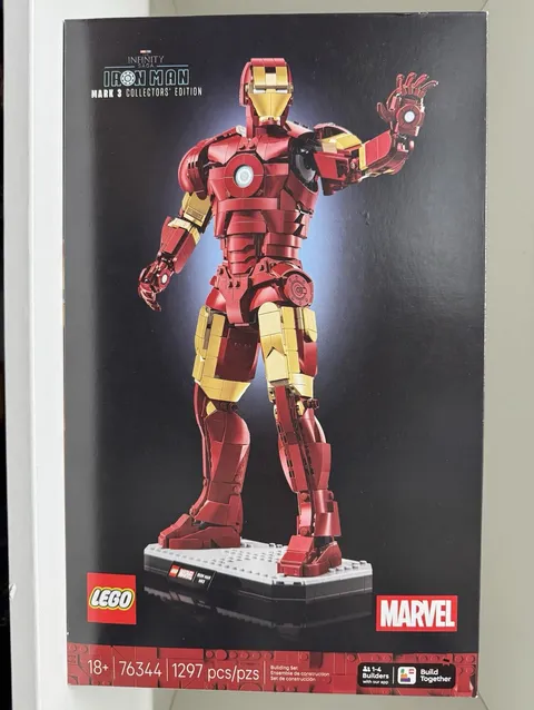 LEGO Marvel Infinity Saga Iron Man MK3 76344 Complete Set 1297 pcs 18+ Box