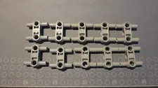 LEGO 10x 48989 Technic Pin Connector 3L Lot with 4 Pin Light Bluish Gray NEW
