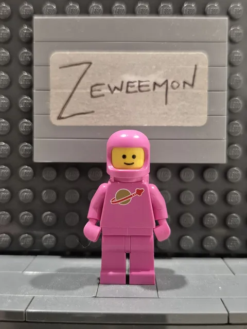 Pink Classic Space  Lego figure minifigure minifig tlm108