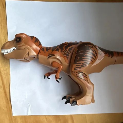 LEGO T. rex Printed Dinosaur Figure Animal & Creatures Brown