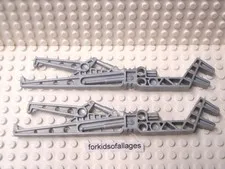 LEGO Bionicle Weapon Vahki Staff of Command 47338 (Nuurakh) Pearl Light Gray x2
