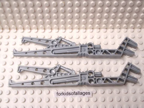 LEGO Bionicle Weapon Vahki Staff of Command 47338 (Nuurakh) Pearl Light Gray x2