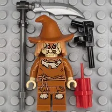 Lego DC Super Heroes Minifigure SH0275 Scarecrow Dark Orange Floppy Hat