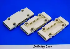 3 LEGO White Technic Flat Panel 3 x 7 Racing Car, Space (71709) - 3 Pieces