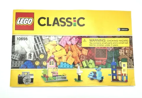 LEGO Manual Only Classic 10698 Paper Instructions