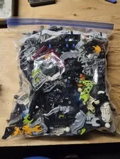 Lego Bionicle Bulk Pieces Parts Lot, 3 lbs 4 oz- 2 Gal Bag Filled- Great Cond.