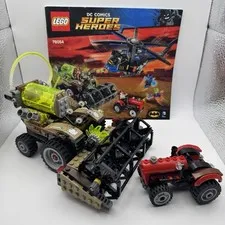 Lego DC Batman Harvest Of Fear 76054 INCOMPLETE BUILD ONLY & Book 1 Manual OBO
