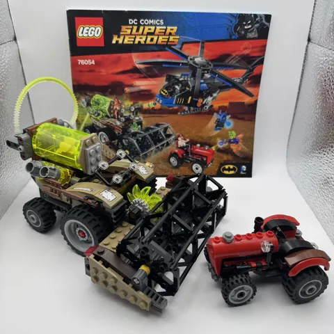 Lego DC Batman Harvest Of Fear 76054 INCOMPLETE BUILD ONLY & Book 1 Manual OBO