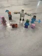 Lego Minecraft Minifigure Lot of 6 Villagers