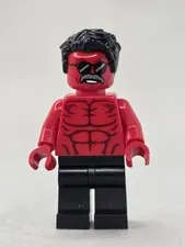 LEGO® Super Heroes Red Hulk Minifigure Avengers 76310 sh1026 Moustache 2r
