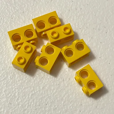 Lego 32000 Yellow Replacement Add-on Pieces Parts Lot of 7