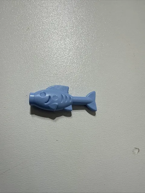 LEGO PART 64648: Animal BRIGHT LIGHT BLUE Fish Hollow Stud Mouth