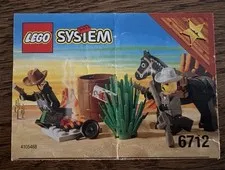 LEGO (6712) Sheriff's Showdown 1996 Instruction Manual Only
