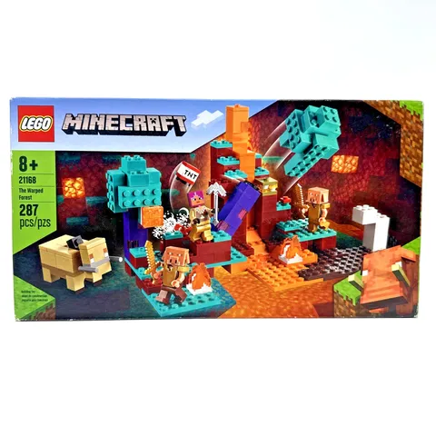 LEGO Minecraft: The Warped Forest 21168 RETIRED Piglin, Hoglin, Huntress Gaming