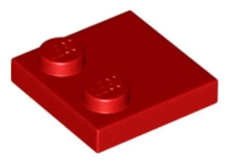 LEGO Part 33909 Tile 2x2 Edge Studs Red 30 Pieces New