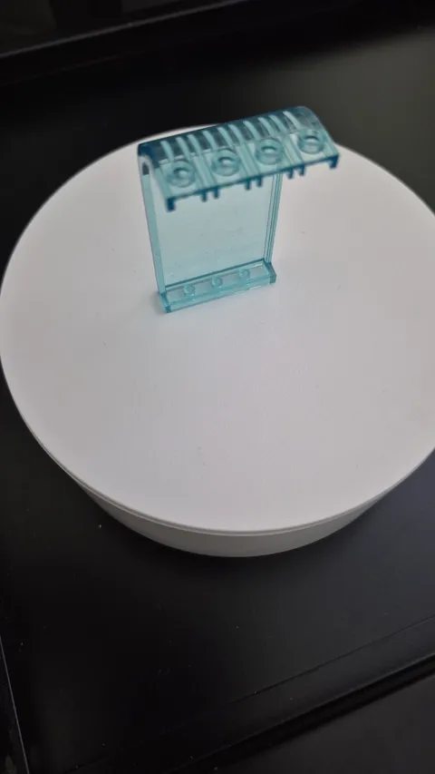 Genuine LEGO Part 2571 Trans Light Blue Curved Canopy Panel Window Piece