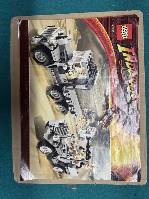 LEGO Indiana Jones: Race for the Stolen Treasure 7622 Instruction Manual Only