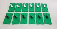 LEGO Soccer Field Part Lot Of 12 Stadium Pitch Green Grass Piece Retired Futbol