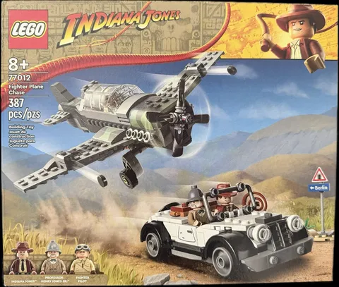 LEGO Indiana Jones 77012 Fighter Plane Chase Retired Set Brand New In Sealed Box