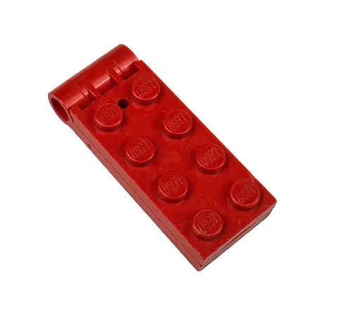 LEGO Red Hinge Plate 2 x 4 #3149c01