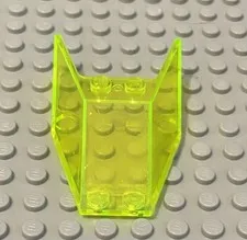 LEGO Trans Neon Green Windscreen For Sets 6582 And 2154