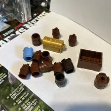 LEGO Treasure Chest & Barrel Lot – Medieval Pirate Fantasy Accessories