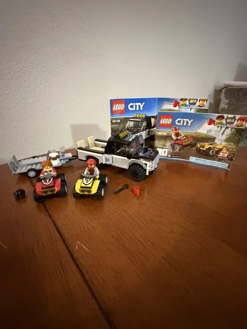 LEGO CITY: ATV Race Team 99% Full Set with Manual and Figures (60148)