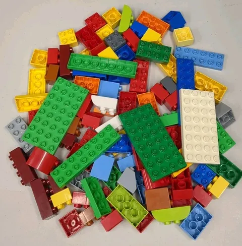 Assorted Lego Building Block Lot, Approx 2 lbs, 94 Pcs
