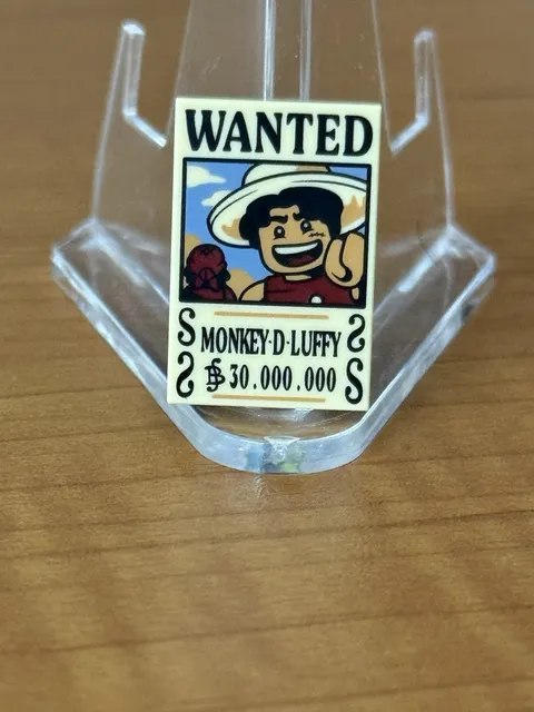 LEGO One Piece Wanted Poster Monkey D. Luffy 75638