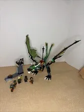 LEGO 70593 Ninjago The Green NRG Dragon ~Has ALL Minfigs~INCOMPLETE SET