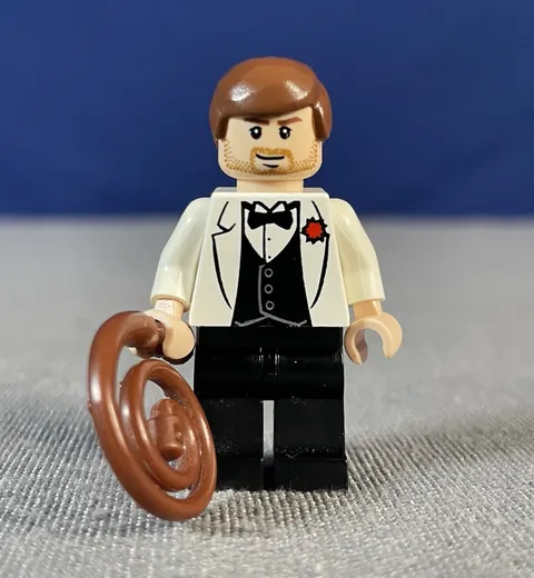 LEGO White Tuxedo Indiana Jones Minifigure From 7682 Shanghai Chase