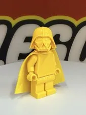 LEGO Star Wars Yellow Darth Vader Minifigure Monochrome - 100% Authentic Lego