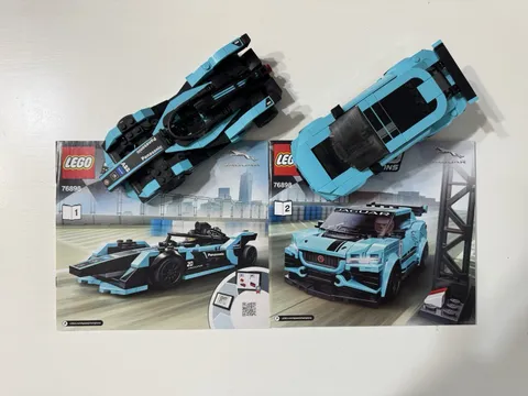 LEGO Speed Champions 76898 Cars Only W/ Instructions Pre Build Free Ship Used