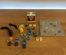 Lego Minecraft Minifigures, Animal Parts & Pieces Mixed Lot HTF Moobloom