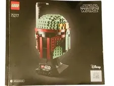 Instruction Manual ONLY to LEGO StarWars Boba Fett Helmet Set #75277 Normal Wear