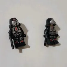 Custom LEGO Minifigure Lot of 2 Sith Troopers W/accessories