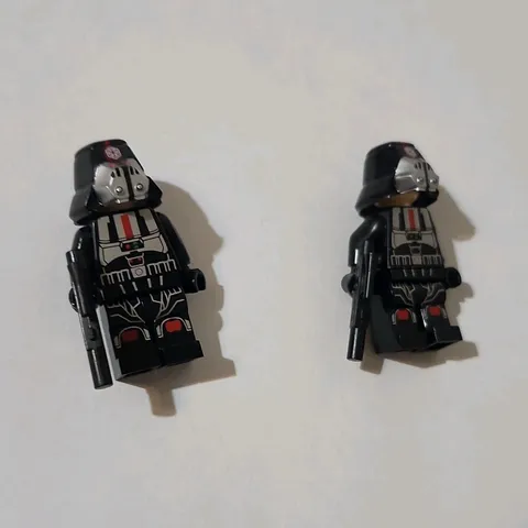 Custom LEGO Minifigure Lot of 2 Sith Troopers W/accessories