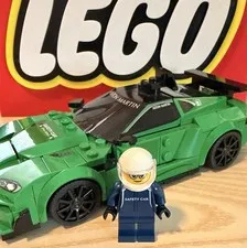Lego Speed Champions Aston Martin Safety Car With Minifigure AS-IS